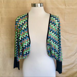 NWOT Anthropolgie Chevron Cardigan/Jacket M